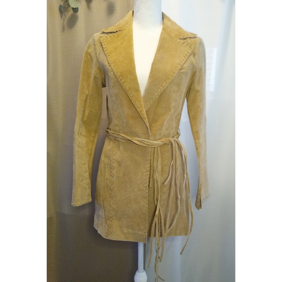 BB Dakota Jackets & Blazers - Vintage BB Dakota genuine suede boho jacket